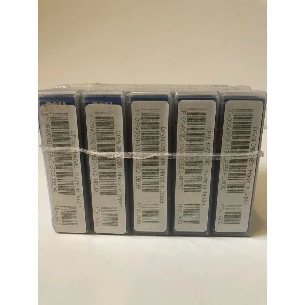 Pack of 5 Dell DLTtape IV 40GB/80GB Data Cartridges NEW